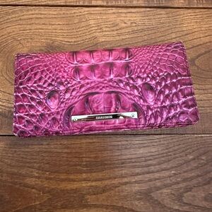 Brahmin Ady wallet in Pomegranate